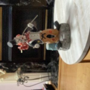 Ceramic fishing clown